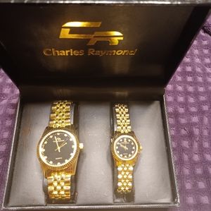 His & Her Charles Raymond Watches   NWT